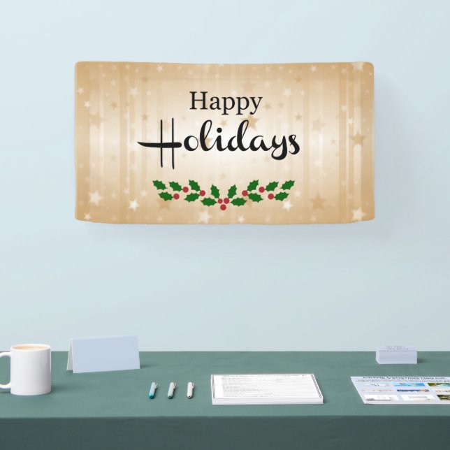 Happy Holidays  Banner (Tradeshow)