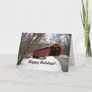Happy Holidays Bridge Card, #2 Holiday Card