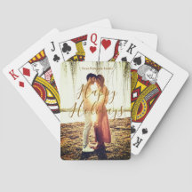 Happy holidays brown add couple photo name date mo