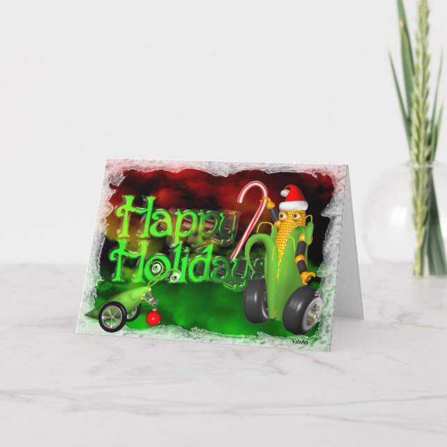 Happy Holidays by Valxart Holiday Card (Front)