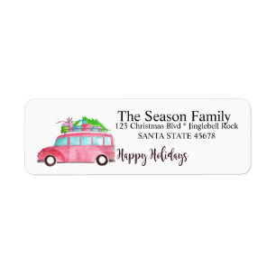 Happy Holidays Car and Christmas gifts