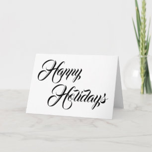 Happy Holidays, card