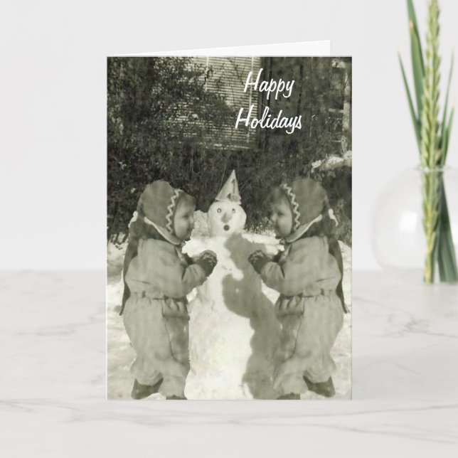 Happy Holidays Card (Front)