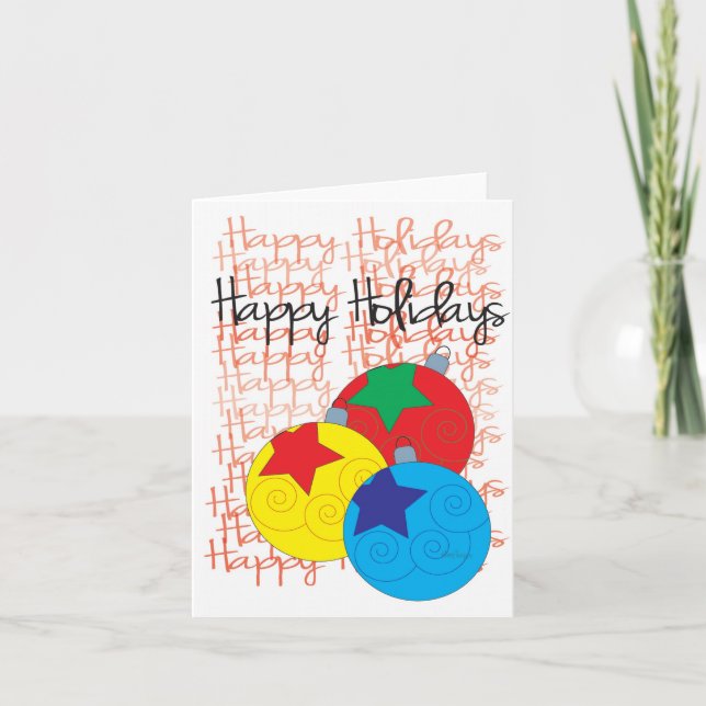 Happy Holidays Card (Front)