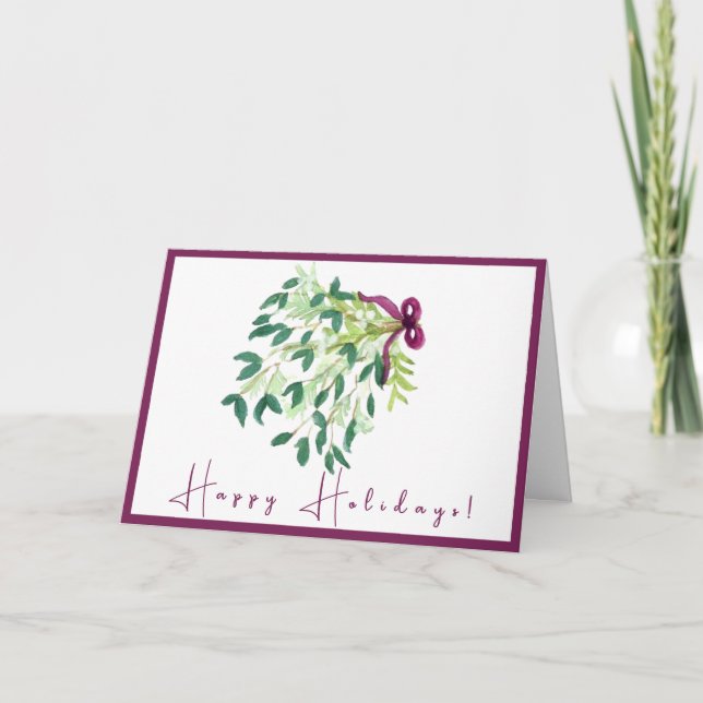 Happy Holidays Card (Front)