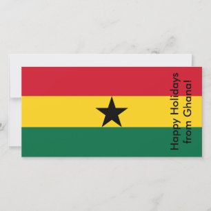 Happy Holidays card from Ghana
