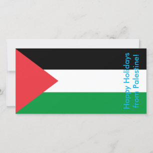 Happy Holidays card from Palestine