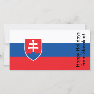 Happy Holidays card from Slovakia