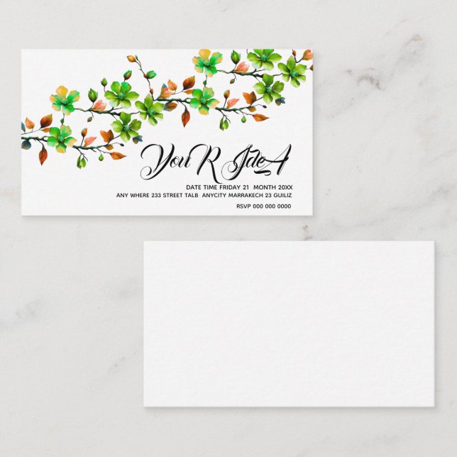 Happy Holidays Card Template, Edit With Templett,  (Front/Back)
