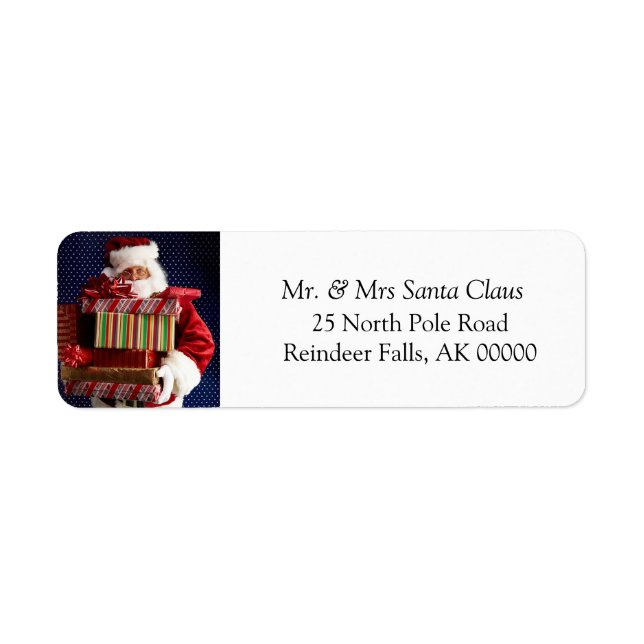 Happy Holidays Cards Self Adhesive Sticker (Front)