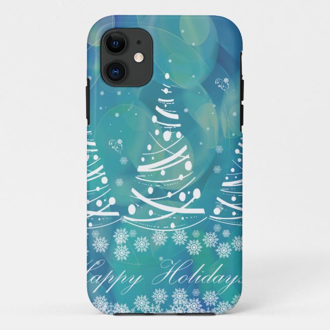Happy Holidays Case-Mate iPhone Case (Back)