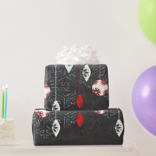 Happy Holidays Chalkboard Christmas Wrapping Paper
