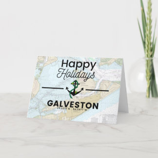 Happy Holidays Chart- Galveston Holiday Card