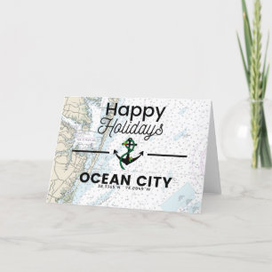 Happy Holidays Chart- Ocean City Holiday Card