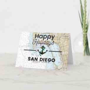 Happy Holidays Chart-San Diego Holiday Card