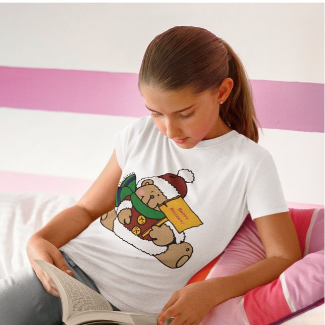 Happy Holidays Christmas Bear T-Shirt (Creator Uploaded)