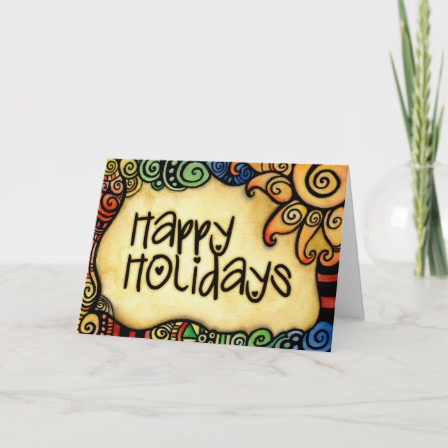 Happy Holidays Christmas Card (Front)
