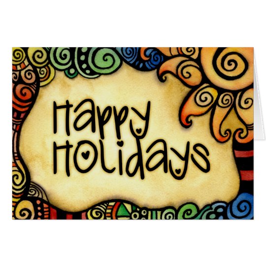 Happy Holidays Christmas Card