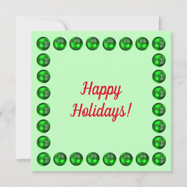 Happy Holidays Christmas Card (Front)