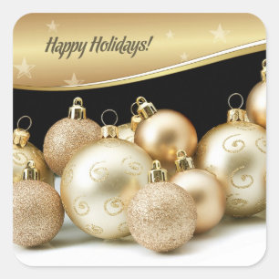 Happy Holidays.Christmas Gift Stickers