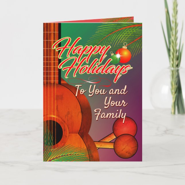 Happy Holidays / Christmas Holiday Card (Front)