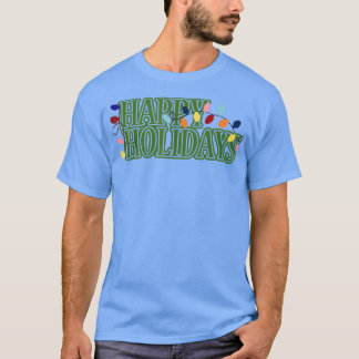 Happy Holidays Christmas Lights T-Shirt