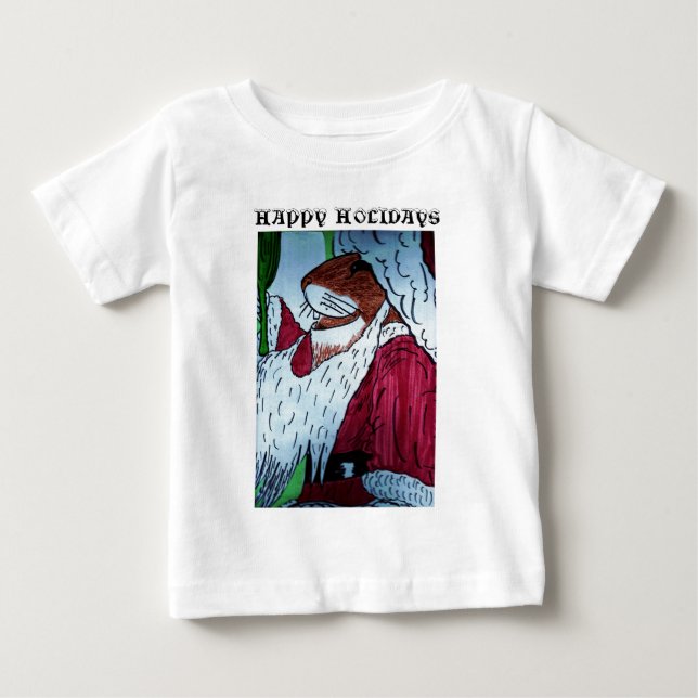 HAPPY HOLIDAYS christmas mouse child shirt (Front)