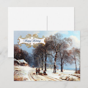 Happy Holidays. Christmas / New Year  Postcards