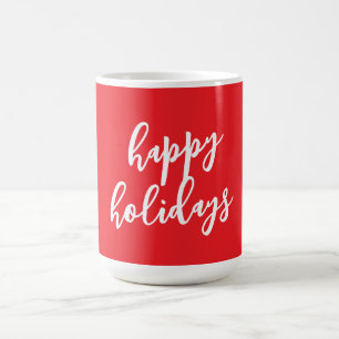 Happy Holidays Christmas New Year Season Message Coffee Mug