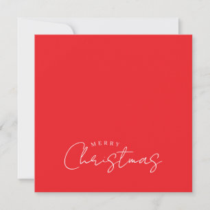 Happy Holidays Christmas New Year Season Red Holiday Card