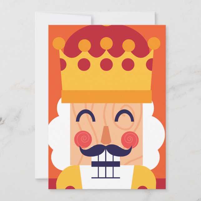 HAPPY HOLIDAYS | Christmas Nutcracker Holiday Card (Front)