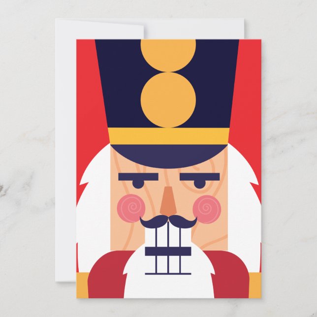 HAPPY HOLIDAYS | Christmas Nutcracker Holiday Card (Front)