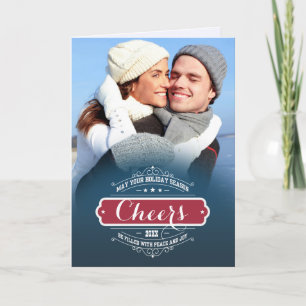 Happy Holidays. Christmas Photo Holiday Card