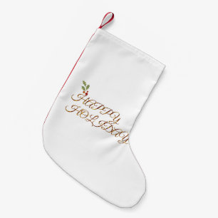 Happy Holidays Christmas Stocking