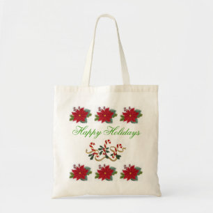 Happy Holidays Christmas Tote Bag