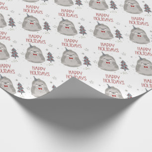 Happy Holidays Christmas Wrapping Paper