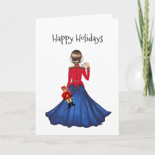 Happy Holidays - Clara, the Mouse, The Nutcracker Card