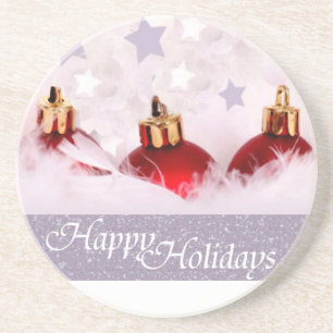 Happy Holidays Coaster