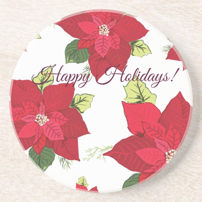 Happy Holidays Coasters (Front)
