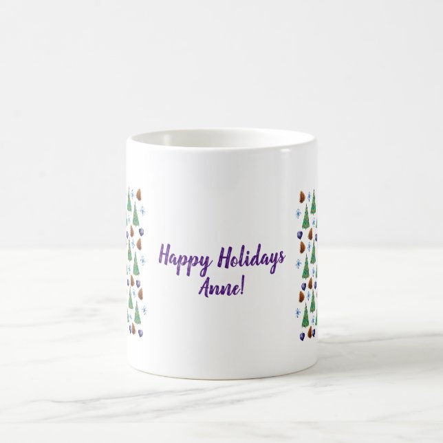 Happy Holidays Coffee Mug (Center)