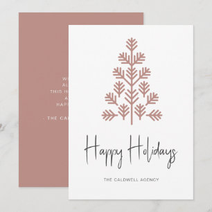 Happy Holidays Corporate Business Holiday Card