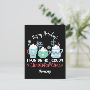 Happy Holidays - Cosy Cocoa & Christmas Cheer Postcard
