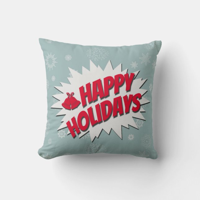 Happy Holidays Cushion (Front)