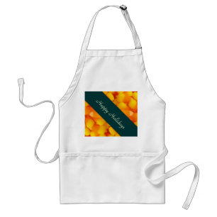 Happy Holidays custom aprons Candy Corn Holiday