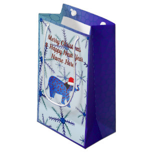 Happy Holidays Custom Gift Bag