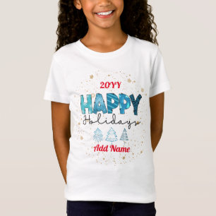 Happy Holidays Customise T-Shirt