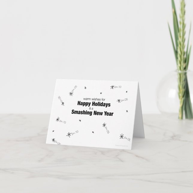 Happy Holidays Data Nerd Card (Front)