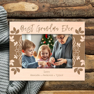 Happy Holidays Family Name  Etched Frames