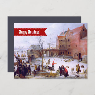 Happy Holidays. Fine Art  Christmas Card
