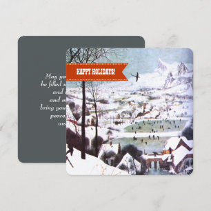 Happy Holidays. Fine Art Christmas  Holiday Card